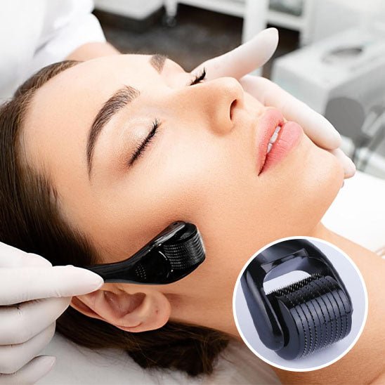 rouleau-de-massage-masseur-facial-derma-roller-noir