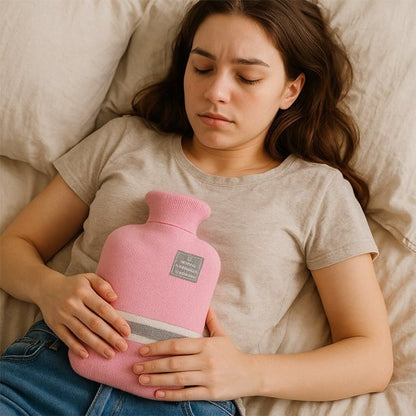 Bouillotte-eau-chaude-Thermique-Reconfort-apaisant