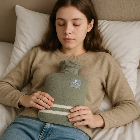 Bouillotte-eau-chaude-Thermique-Reconfort-des-douleurs-menstruelles