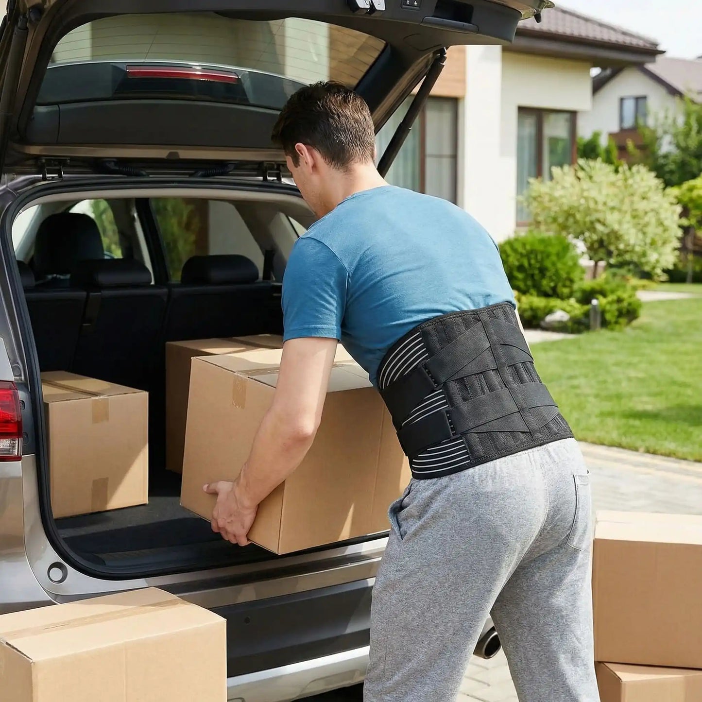 Ceinture-chauffante-lombaire-avec-ressort-confortable