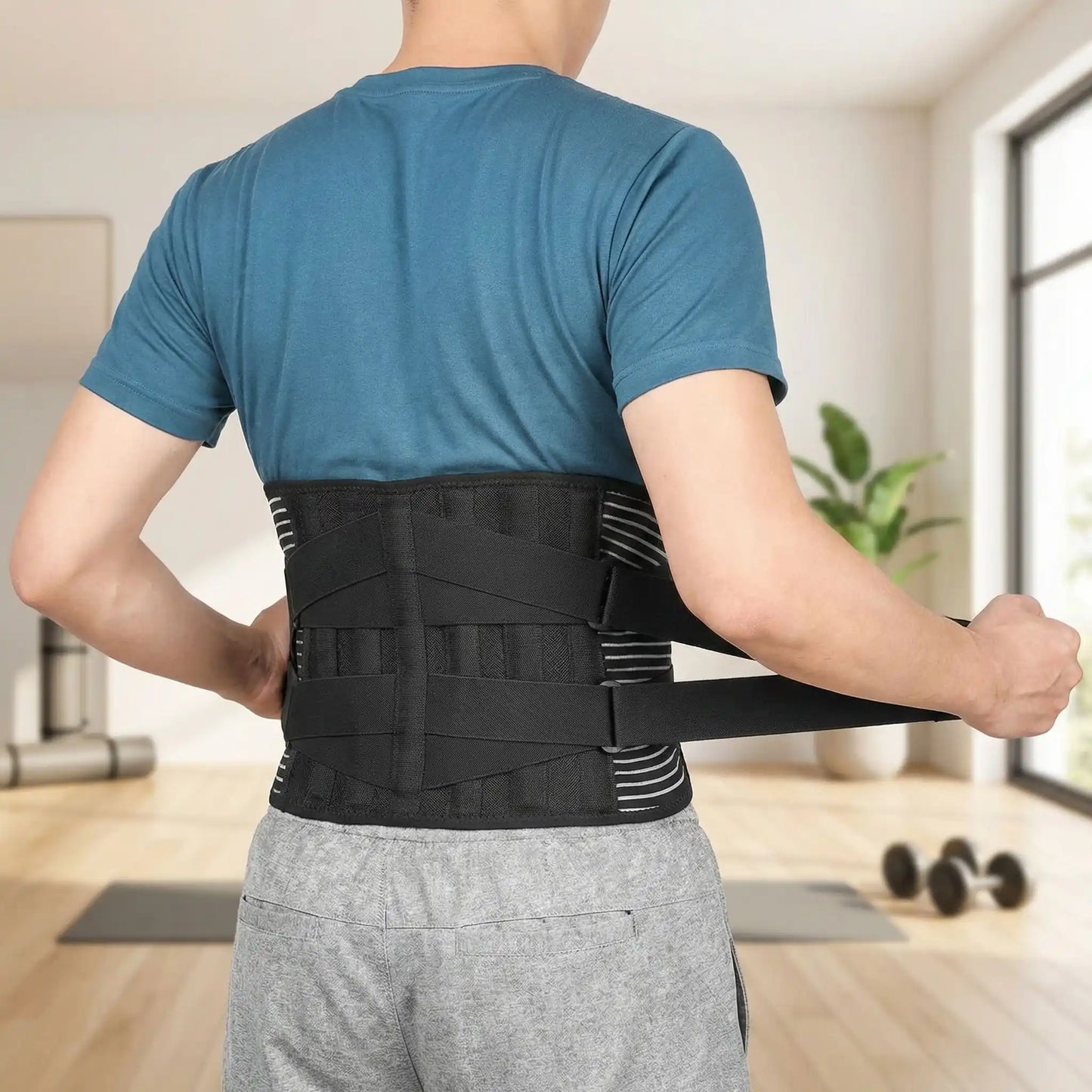 Ceinture-chauffante-lombaire-avec-ressort-discret