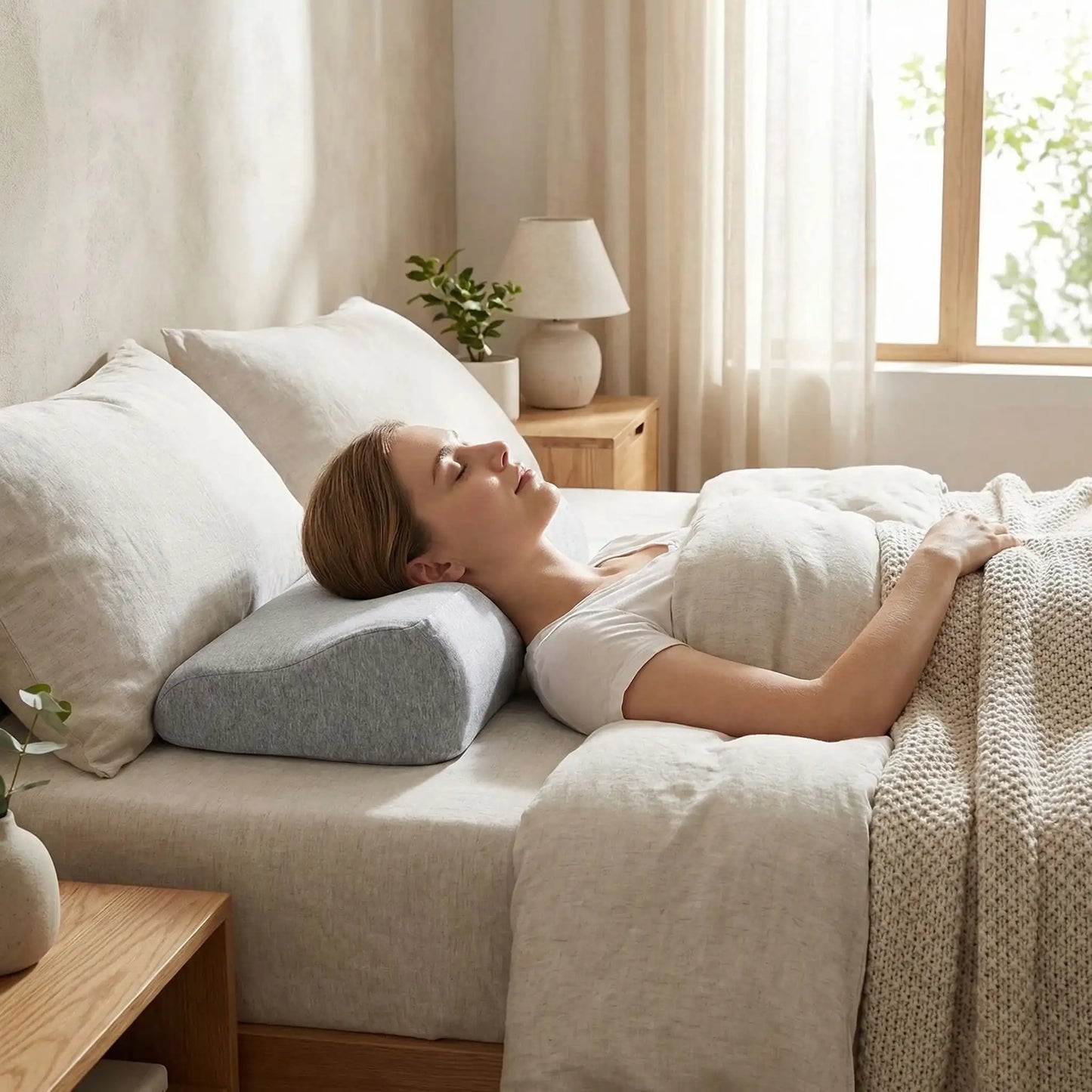 Oreiller-ergonomique-cervical-MEmoire-de-forme-relaxant