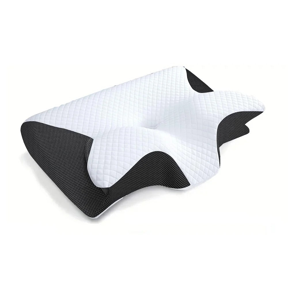 oreiller-ergonomique-cervical-en-etoile-noir