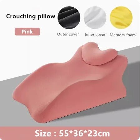 oreiller-ergonomique-coussin-dos-rose